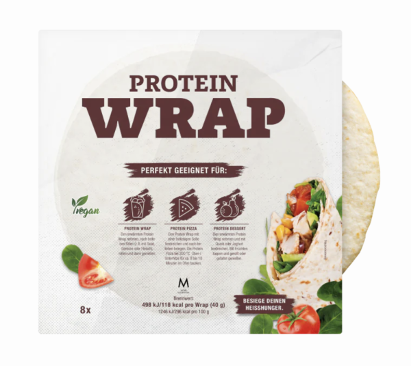 Protein Wraps (8x40g), More Nutrition
