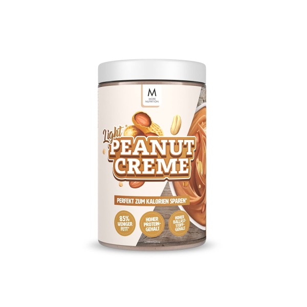 Light Peanut Creme Pulver (500g), More Nutrition