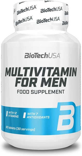 Multivitamin for Men (60 Tabs), BiotechUSA