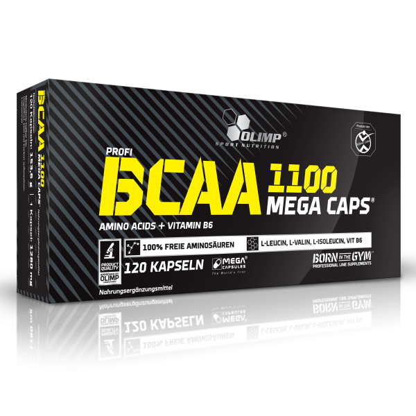 BCAA Mega Caps 1100 (120 Caps), Olimp