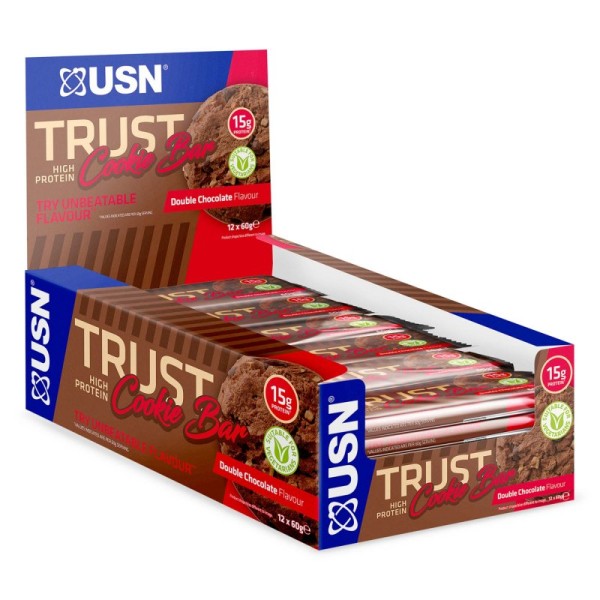 Trust Cookie Bar Box (12x60g) - MHD 15.11.22, USN
