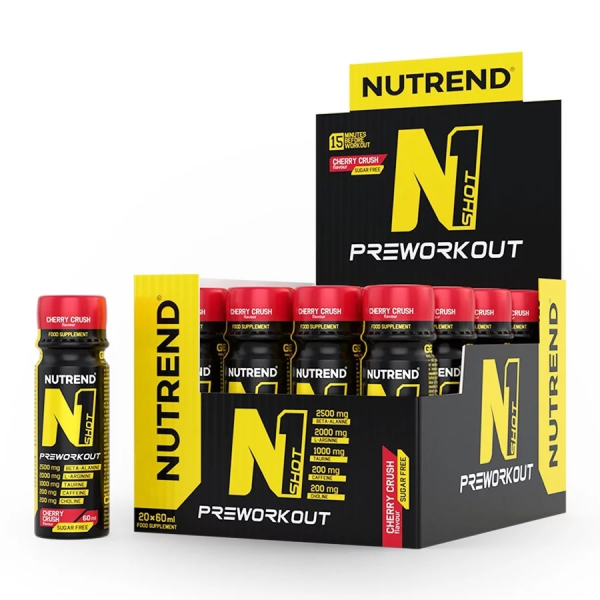 N1 Shot Pre-Workout (20x60ml), Nutrend
