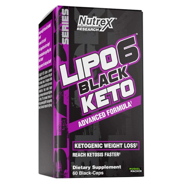 Lipo 6 Black Keto (60 Caps), Nutrex