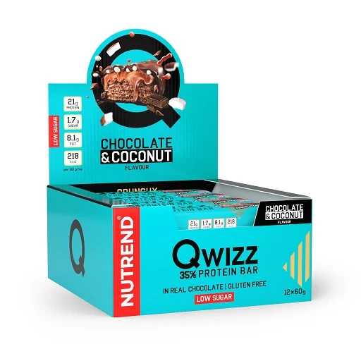 Qwizz Bar Box (12x60g), Nutrend