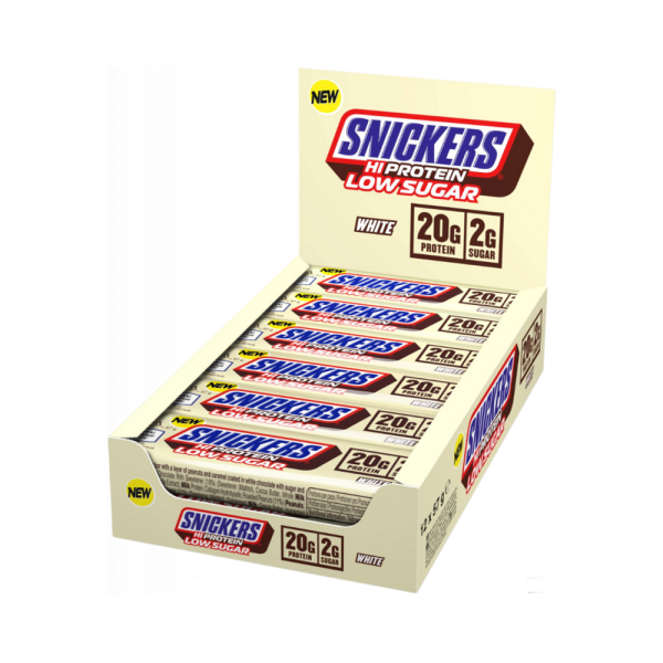 Snickers White Low Sugar High Protein Box (12x57g)