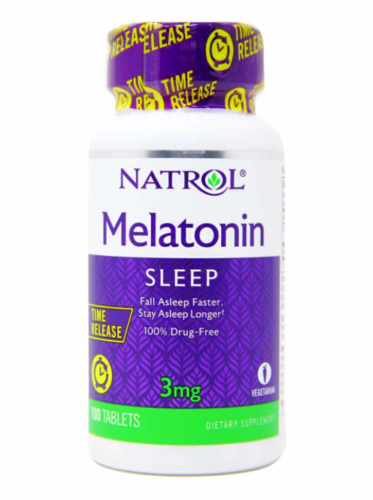 Melatonin Time Release (100 Tabs), Natrol 